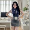 Elegant Women's Lingerie & Office Secretary Role Play Skirt Set