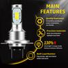 2Pcs H7 led bulbs Headlight Kit 80W 10000LM Hi Or Lo Beam Bulbs 6000K White IP68 Waterproof Canbus Light bulbs on cars accessory