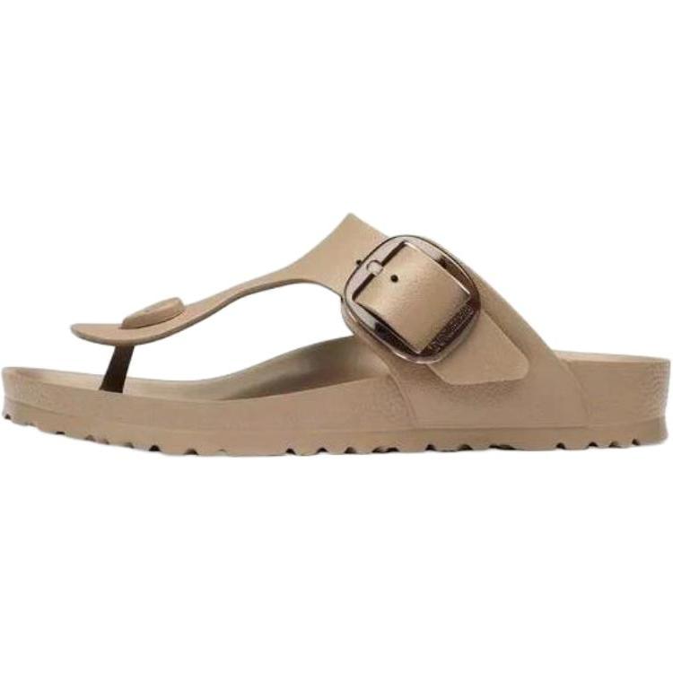 Birkenstock Fashion Versatile Flip Flops Unisex Footwear Gray Brown 1033167