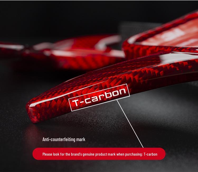 T-Carbon Extended Carbon Fiber Shift Paddles for BMW 2 Series F20 & 3 Series F30 Steering Wheel Modification