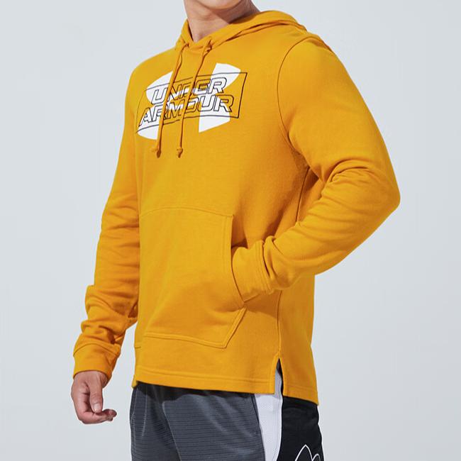 Under Armour Sportstyle Terry Hoodie Men Hoodie Yellow 1360734-711