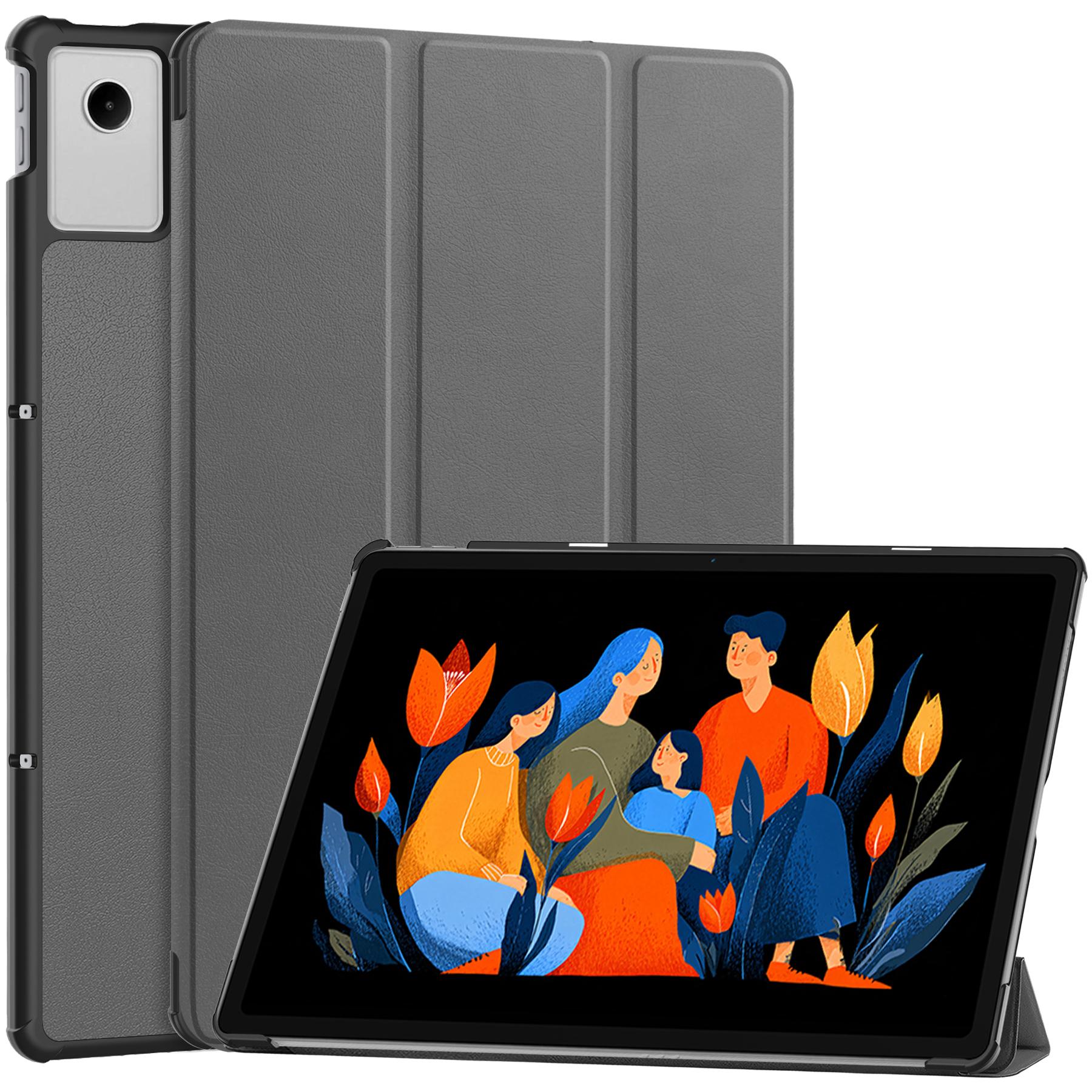 

Tablet Case for Lenovo Idea Tab Plus 12.1 inch Tri-Fold Tablet Case with Stand, Multi-Angle Folio Cover сірий