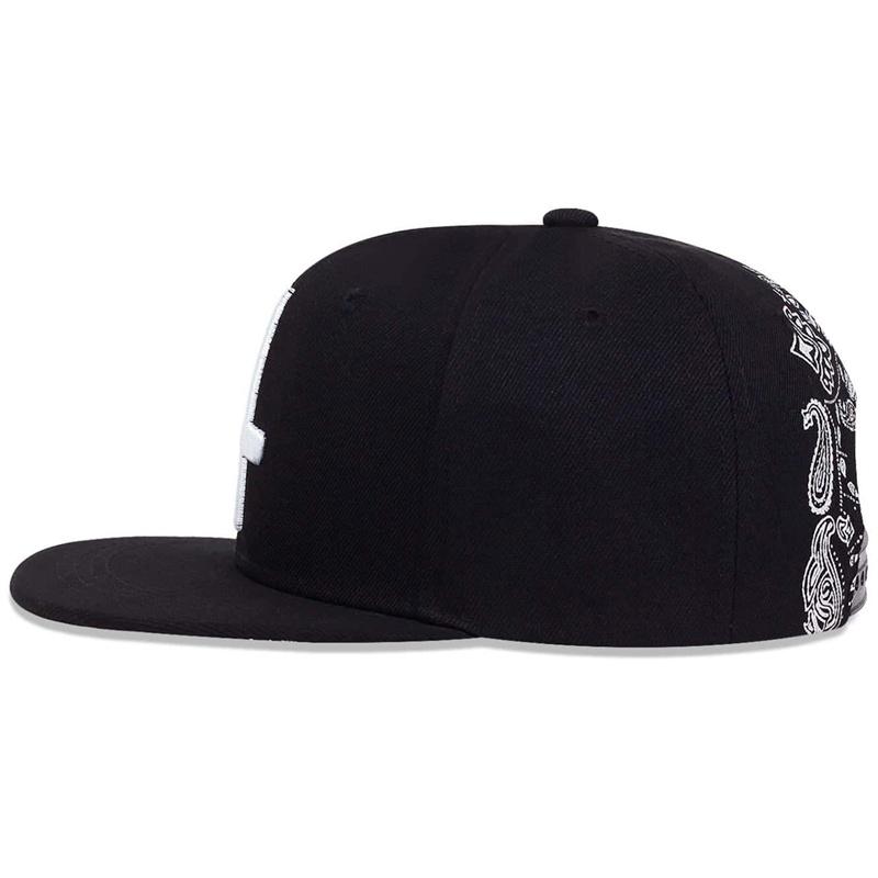 Unisex Flat Cross Embroidery Hip-Hop Hats Spring Autumn Outdoor Adjustable Casual Baseball Caps Sunscreen Hat