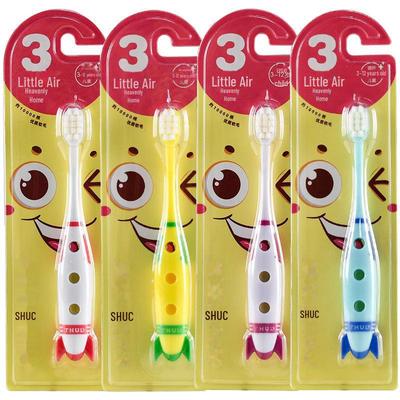 Kids' Ultra-Soft Toothbrush with Cartoon Design - Small Head for Ages 3-12