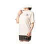 Puma Logo Round Neck Pullover Short Sleeve Drop Shoulder T-Shirt Women T-Shirt White 630566-87