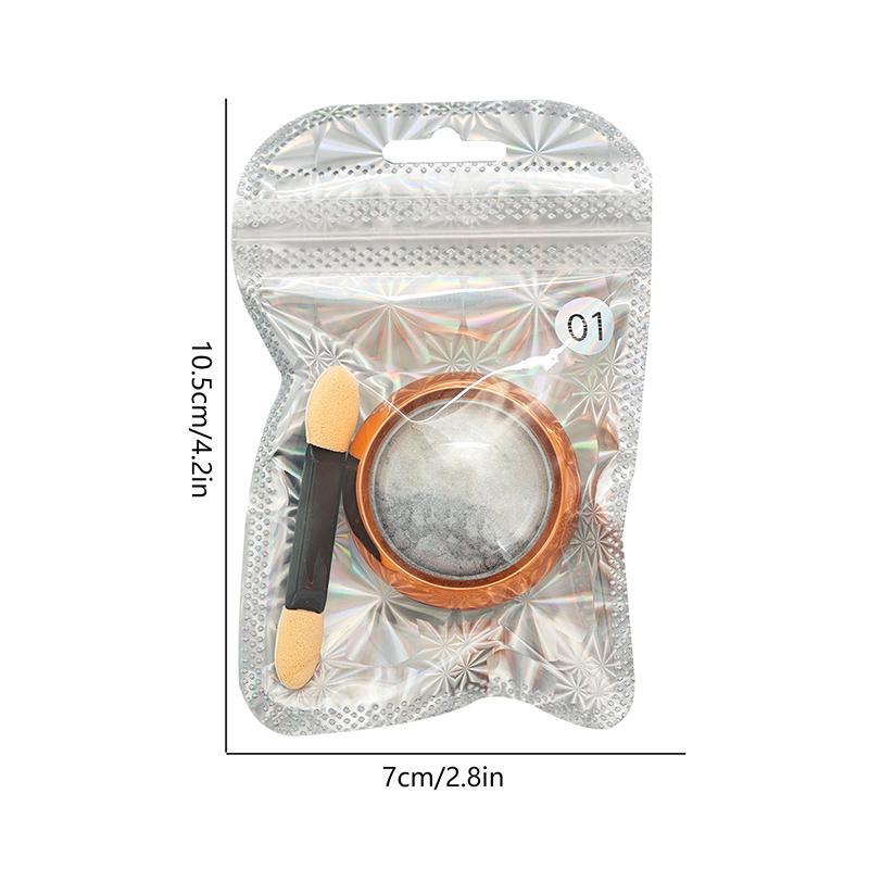 3D Chrome Cat Magnet Nail Glitter Powder Chameleon Shiny Nail Pigment Gel Nail Polish Supplies Magic Cat'S Eye Magnetic Powder