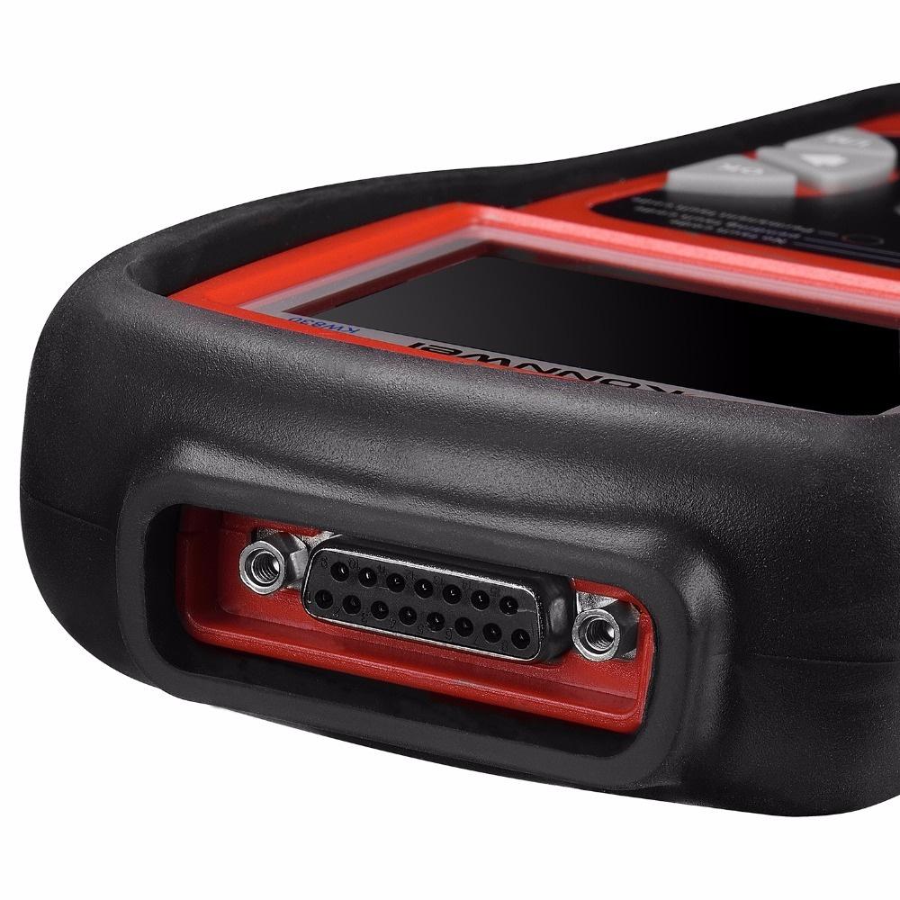 

Автомобильный считыватель кодов неисправностей KW830 AL519 Сканер двигателя CAN OBD2 Диагностический сканер