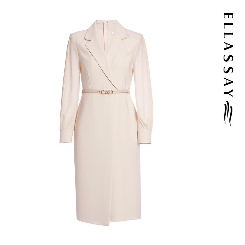 ELLASSAY Elegant Triacetate Blazer Dress