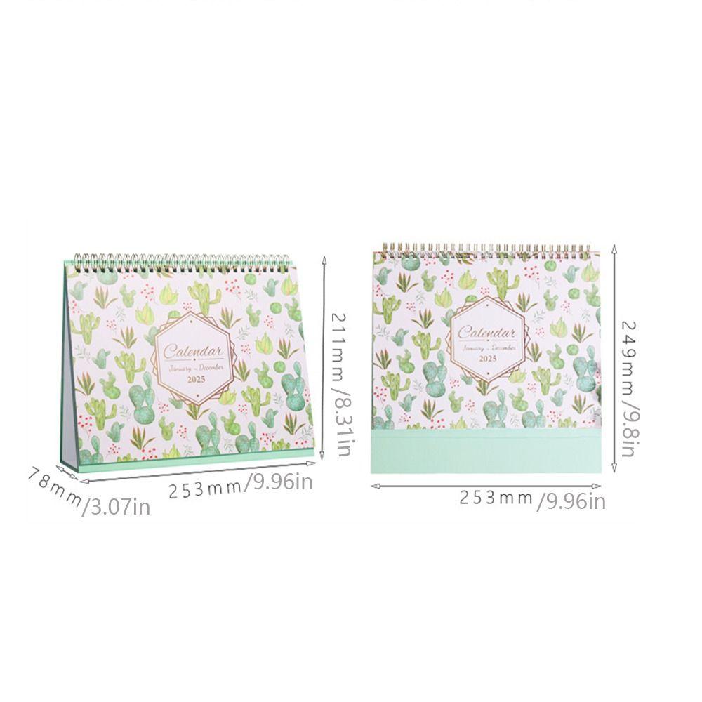 Countdown English  Desk Calendar Efficient Scheduling Table  Planner Calendar  Office Supplies