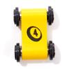 Wooden Children'S Slide Car Trolley Track Slide Inertia Pull Back Glider Toy