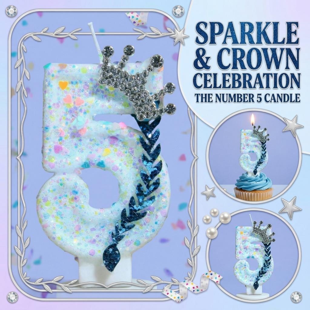 Fashion Cartoon Creative Birthday Candles Party Digital Candles