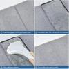 Dashboard Dash Cover Mat Carpet Compatible with 2007-2011 Toyota Camry(Grey)