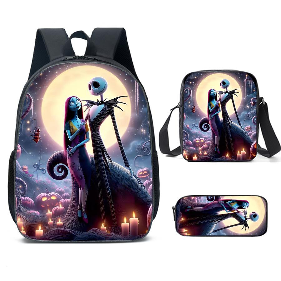 The Nightmare Before Christmas School Bags Men'S And Women'S Backpacks