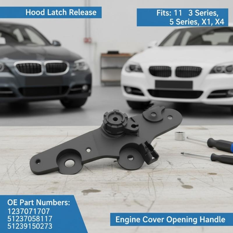51237071707 51237058117 51239150273 for E84 E87 Engine Hood Bonnet Release Handle Lever Bracket Replacement Accessories