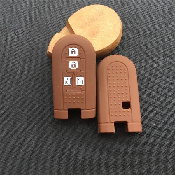ZAD Silicone Car Key Case Cover for Toyota Daihatsu Tanto LA600S Move Custom LA150S Moovecanvas LA800S Tanto Custom LA600S Ke