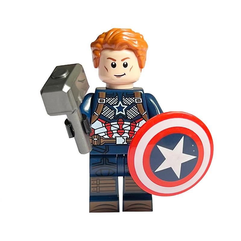 Ninja Warrior Superhero Doll With Weapon Single Building Block Assembly Toy