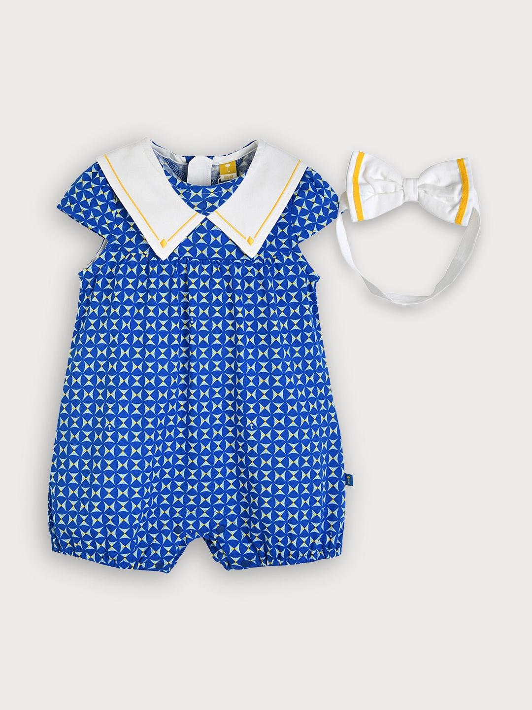 Eight Baby Romper Jumpsuit and Hairband Set Infant Cotton Bodysuit Outfits 70