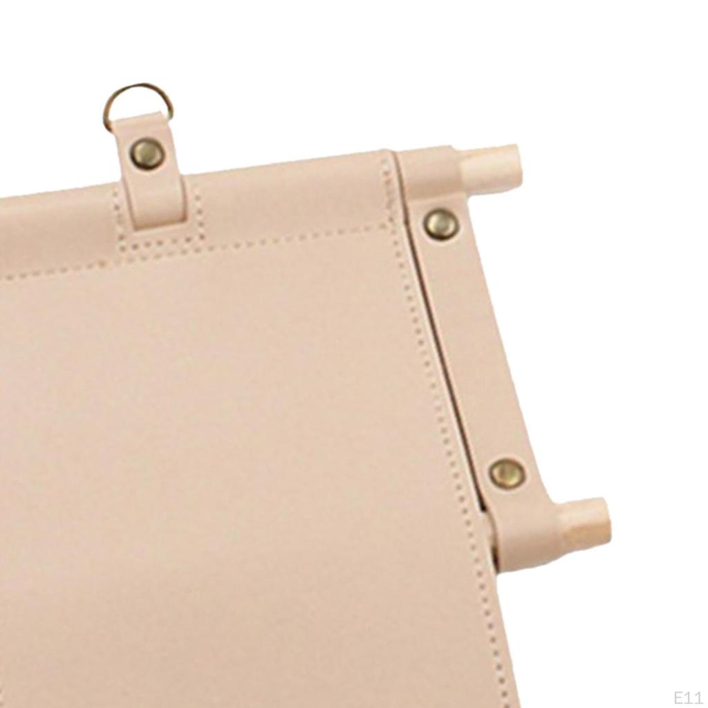 Holder, Creative PU Leather Toilet Tissue Roll Dispenser and Hangers Wall Mounted for