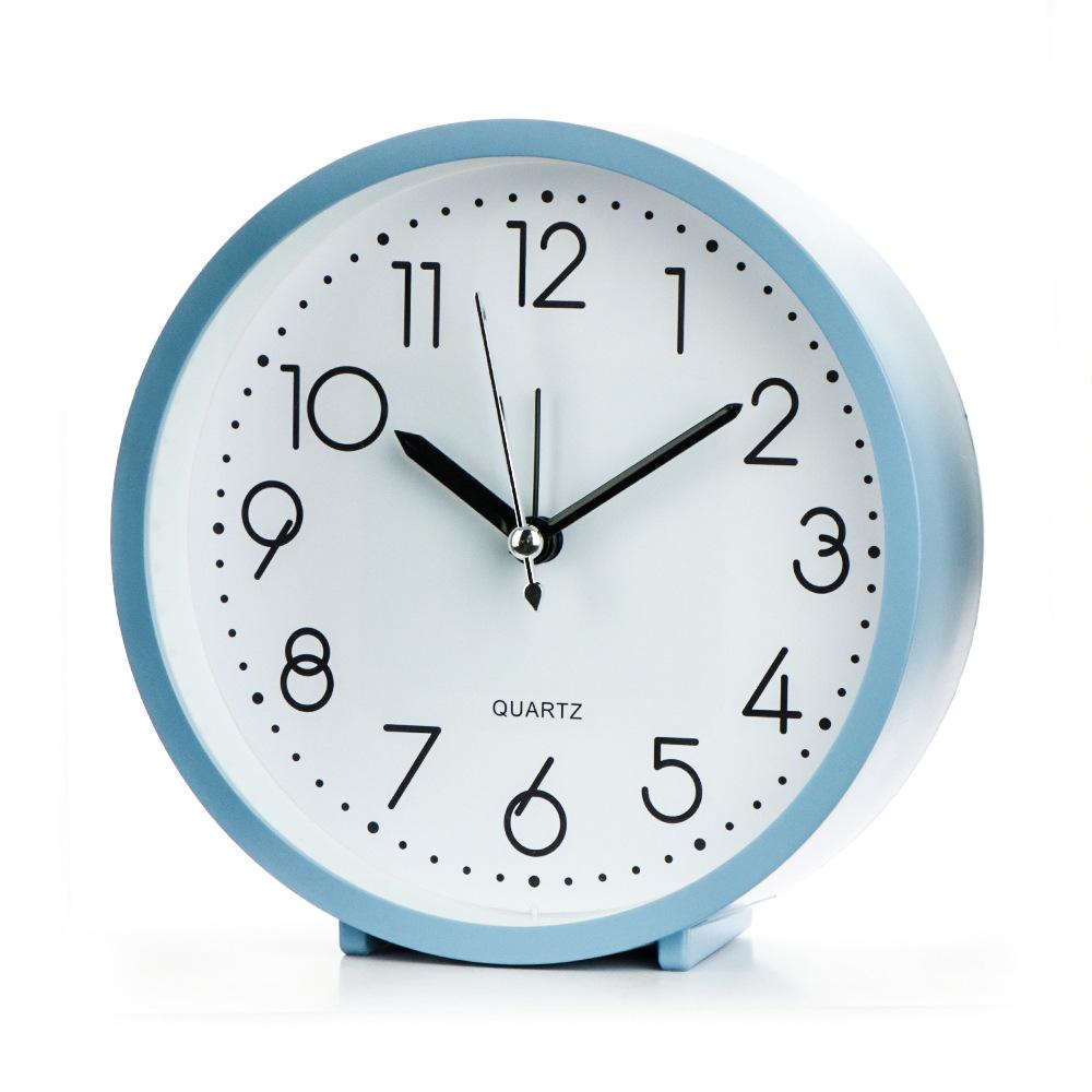 Fashionable Simple Alarm Clock Large-sized Clock Can Be Hung Without Punching Student Desk Decoration Pendulum Clock Lazy Bedside Table
