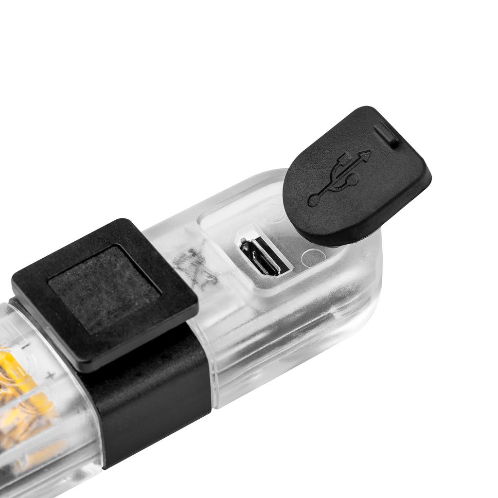 Rebel LED USB Rear Front Bike Light 2 pcs