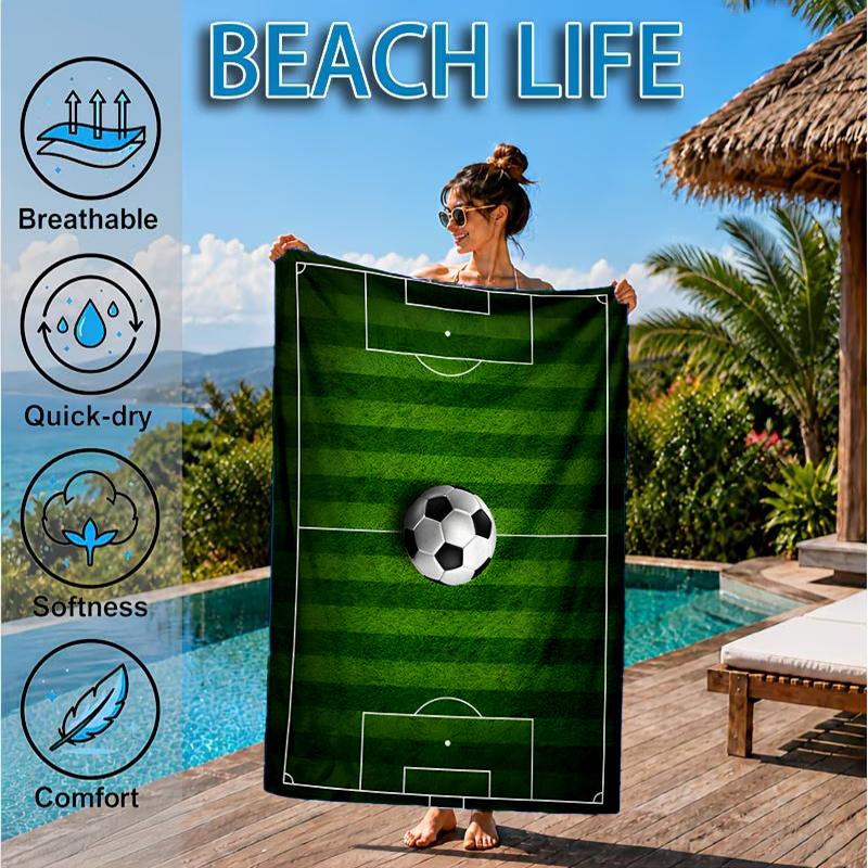 Basketball On Fire And Ice Beach Towel, Microfiber Beach Towel, Perfect For Pool, Beach, Travel, Home Decor Beach Party Fan Gifts