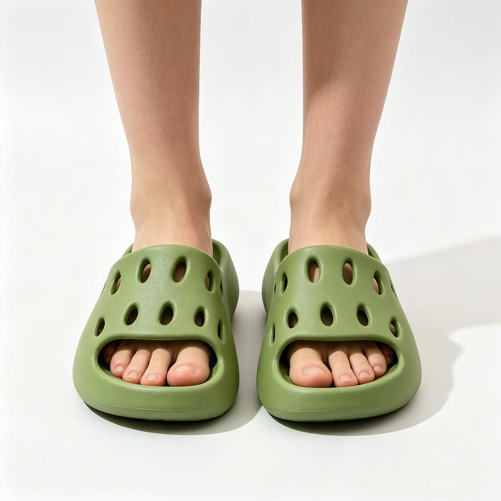 Women's Quick-Dry - Thick Bathroom Slippers with Drainage Holes for Indoor Home