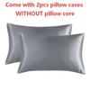 1Pair Standard 51x66cm Pillowcase Silk Pillow Cover Silky Satin Hair Beauty Pillow Case Comfortable Pillow Case Home Decoration