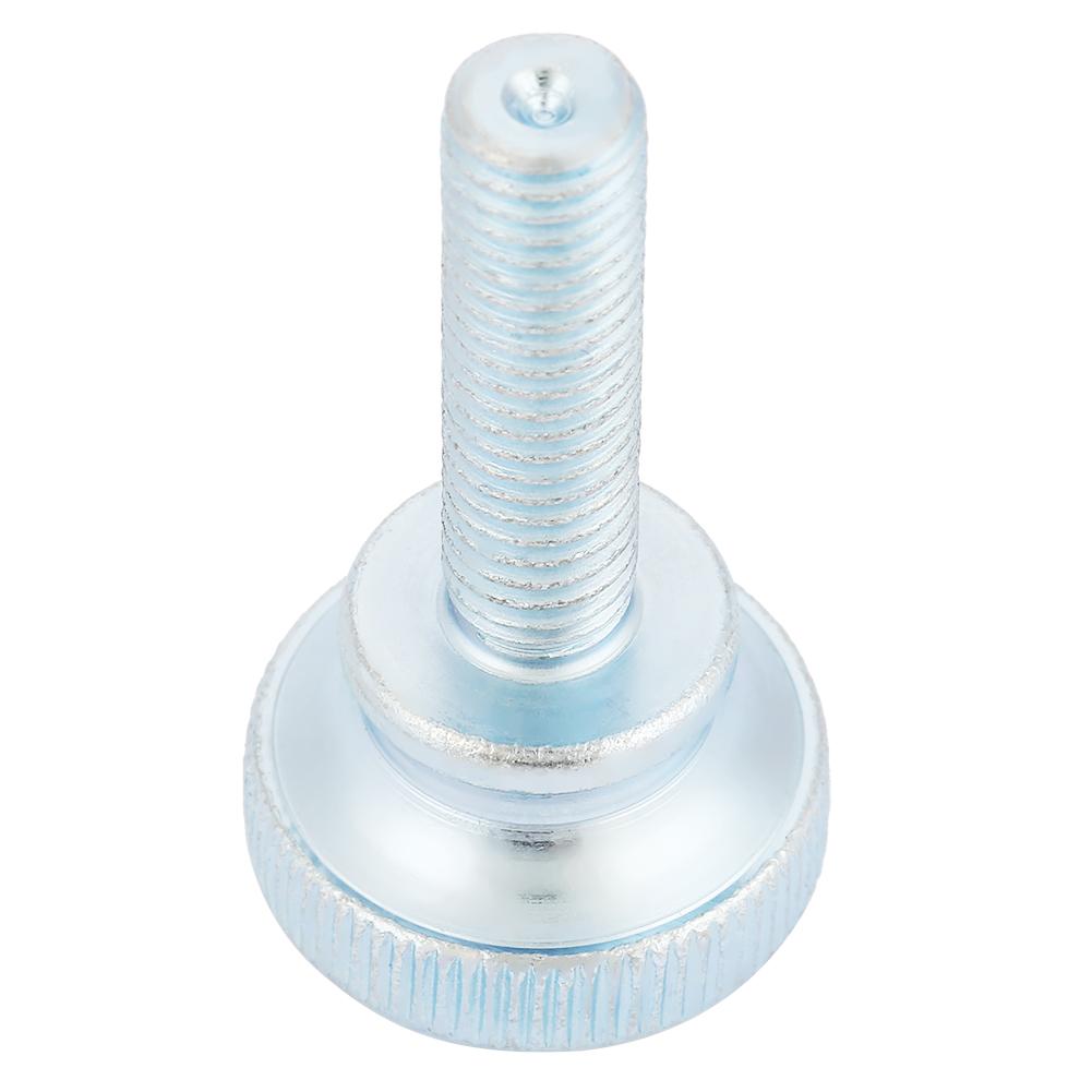 10pcs M8 Zinc Plated Carbon Steel Flat Knurled Head Bolts Thumb Screws (M8*25)