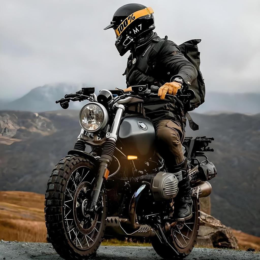 Kinstecks 4PCS Motorcycle Indicators Flowing Turning Indicators Turn Signal Lights 12V for Motorcycle Motorbike Scooter Quad Cruiser Harley Kawasaki