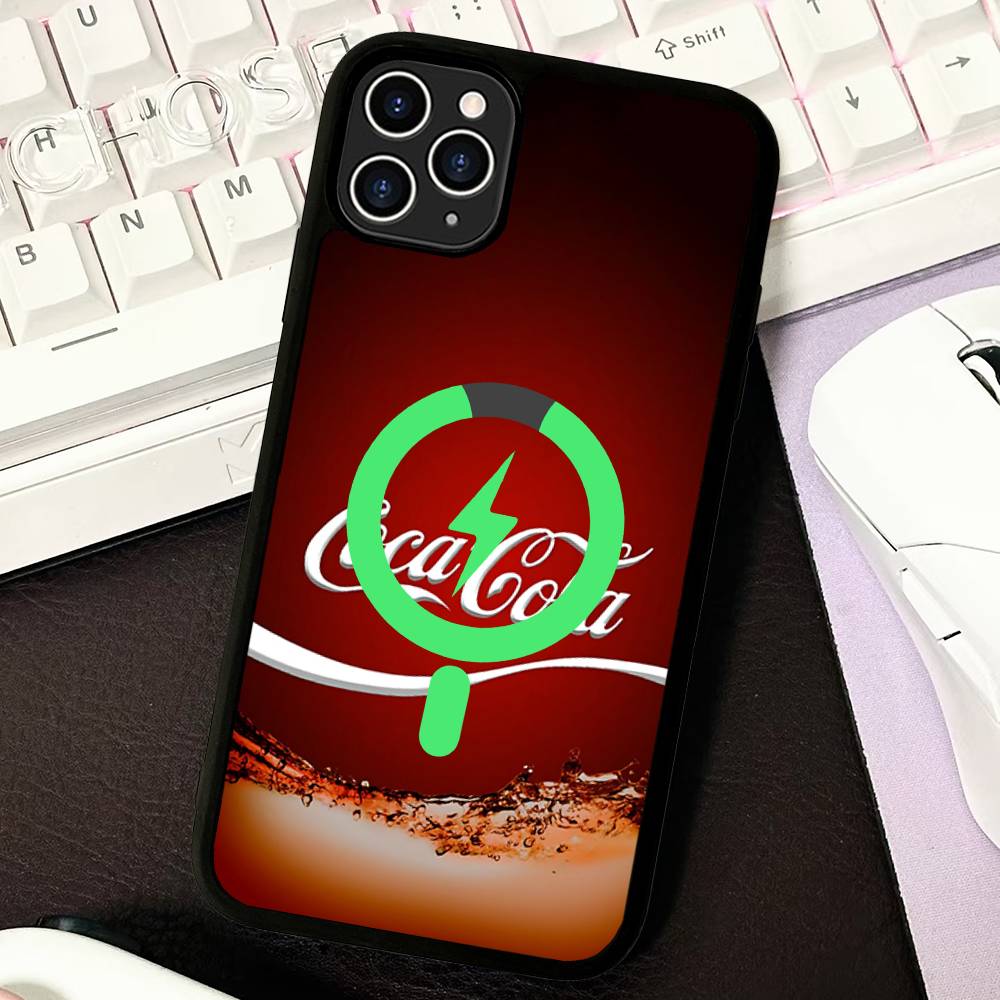 Hot C-Coca Drinks C-Cola For Magsafe Magnetic Wireless Phone Case For IPhone 17 Pro 16 15 14 Plus 13 12 11 Pro Max
