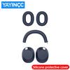 YAYINCC 360° All-round Protection Silicone Protective Case  for Sony WH-1000XM6 Rose Grey headset Skin friendly Washable durable