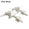 1Pair White Beige Hinge Bolts Screw Hinge Mounting Fittings  Bathroom Hardware Replacement Parts