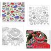 1Pcs 24 Pages Mandalas Flower Coloring Book For Children Adult Graffiti Drawing