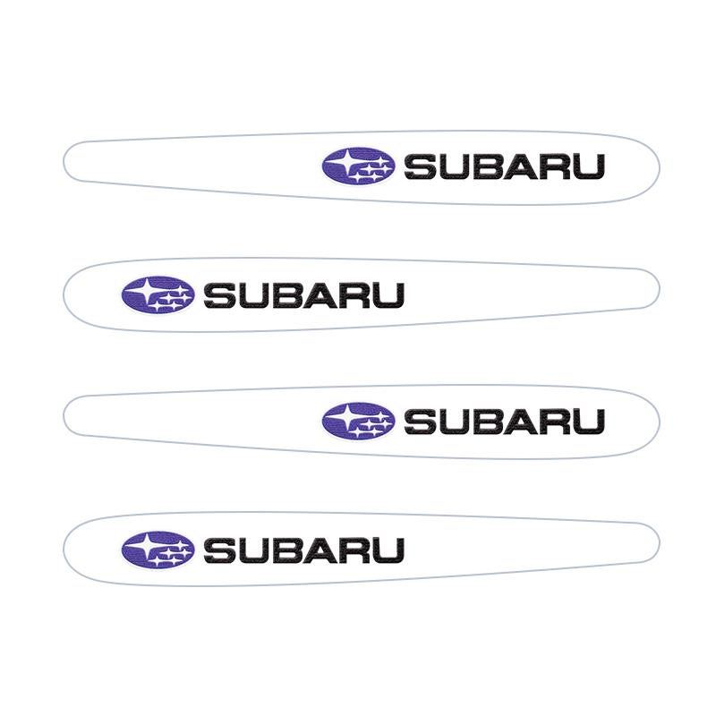 For Subaru Emblem STI Forester XV Outback Impreza Legacy WRX BRZ Tribeca Pvc Car Door Bowl Handle Decoration Stickers Decal Z9