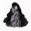Women Gradient Cotton Linen Scarf Summer Girl Colors Patchwork Sunscreen Scarves Soft Shawl Foulard Viscose Wrap Shawls New