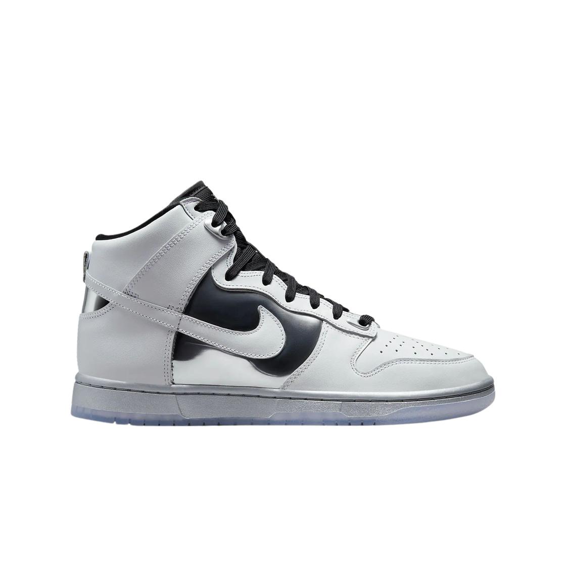 

Женские кроссовки Nike Dunk High SE White Metallic Silver DX5928-100