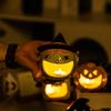 Hochtemperatur Weißes Porzellan Wohnzimmer Aromatherapie Kerzenständer, Lustiger Halloween Cartoon Kürbis Geist Aschenbecher Dekoration