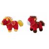 Steed Puppe Pony Anhänger Maskottchen Puppen Tierkreis Pony Figur Plüsch Pferd Schlüsselanhänger Geburtstagsgeschenk