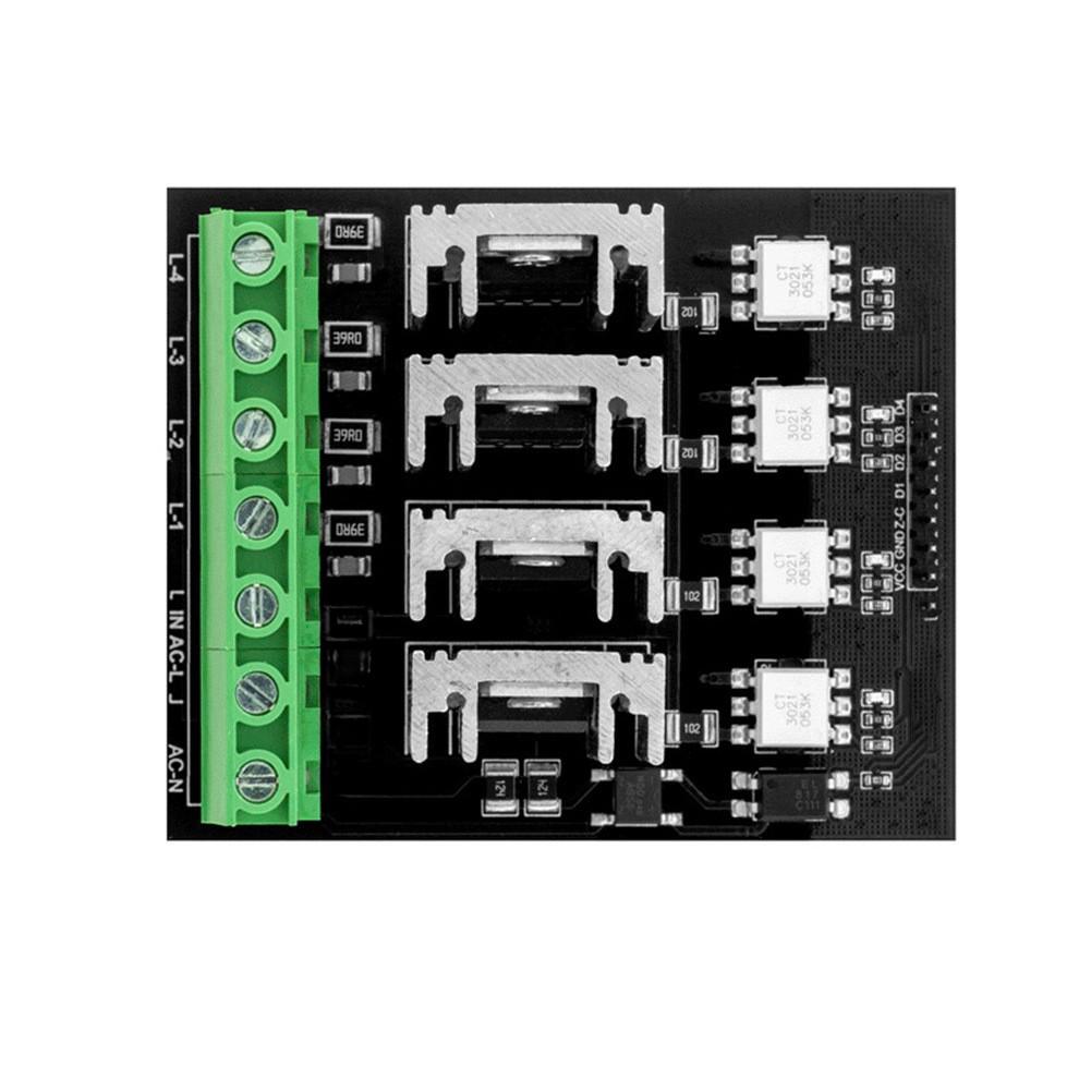 1pc 3.3V/5V 4-Channel AC Dimmer Module For Microcontroller Power Modules For Water Pump Ventilation Systems
