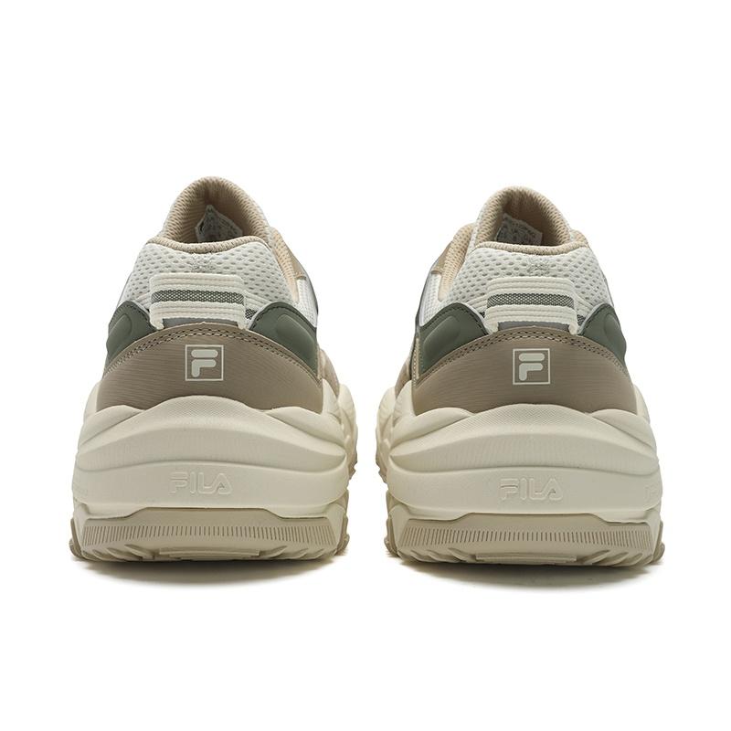 Fila Ravagement 2 S Raider 2S Abrasion Resistant Height Increasing Low Top Chunky Sneakers Men's White Gray F12M522122FWG