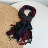 Vintage Women Cotton And Linen Scarf Long Soft Warm Autumn Winter Korean Style Personalized Soft Scarves 65*220Cm