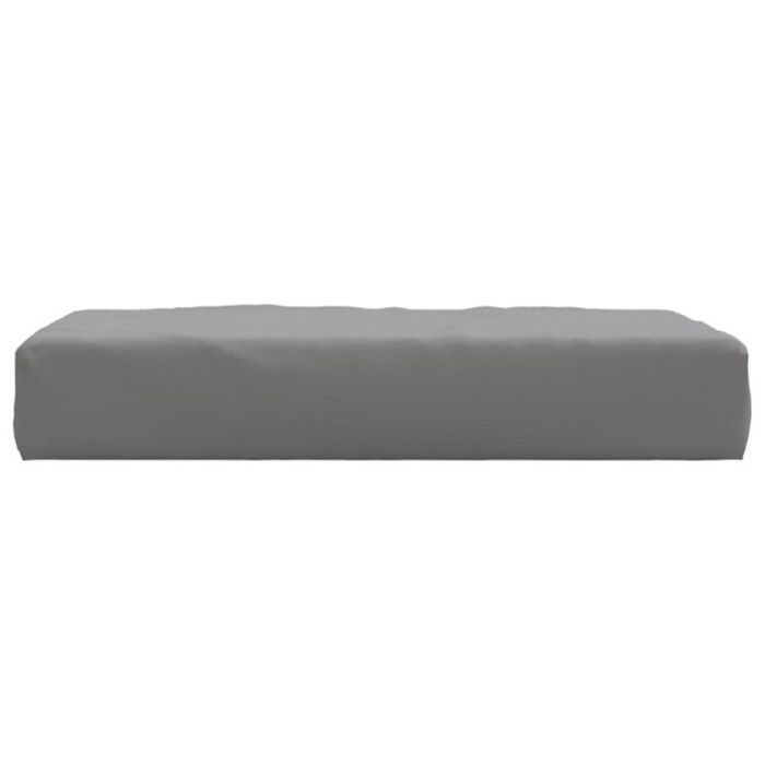 VidaXL Pallet Cushion, Waterproof Seat Pad, Garden Cushion, Outdoor Terrace Decoration, Grey 60x60x9.5 361793