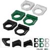 Dirt Bike Rear Axle Block CNC Motorcycle Chain Tensioner Adjuster for KX450F 16-18 KX250F 17-19 KX250 KX450 19-24 KX250X KX450X 22-24 Silver
