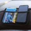 2Pcs Car Net Pocket Storage Bag Black Multi-function Sticker Seat Back Storage Bag Mobile Phone Key Cartoon Interior Supplies