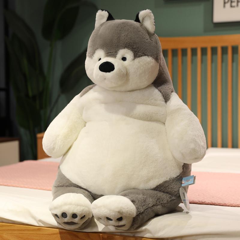 Stuffed Lazy Bear Doll Soft Brown Bear Plush Toy PandaDuckShiba Inu DogTiger Animal Toys Baby Sleep Pillow Kids Girl Gift