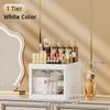 Foldable Desktop Makeup Organizer Multi-Layer Storage Cabinet Large Capacity for Cosmetics Toiletries Books