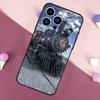 Vintage Steam Train Railway Phone Case For iPhone 17 16 Pro Max 17 Air 16E 13 12 Mini 14 15 Plus 11 Pro Max Back Cover
