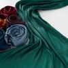 Solid Color Long Scarf Lightweight Thin Shawl Soft Polyester Neck Scarf for All Seasons Muslim Headscarf