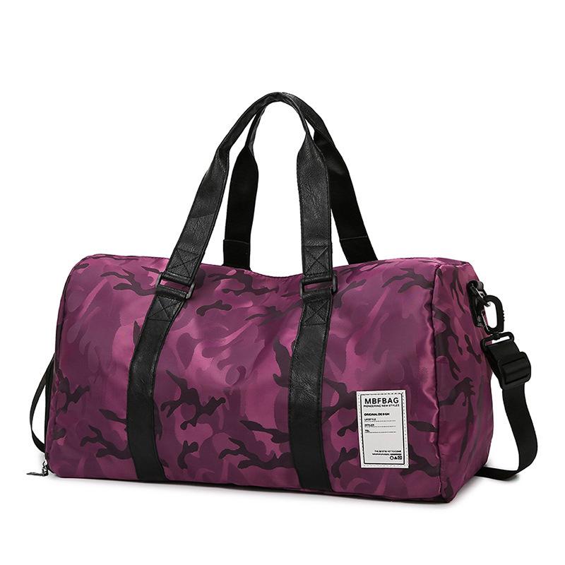 Large Capacity Travel Bag with Shoe Compartment, Wet/Dry Separation, for Sports, Swimming, and Fitness