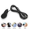 Black Wired Microphone Mini Amplified Microphone Durable Clip Microphone  Reporter